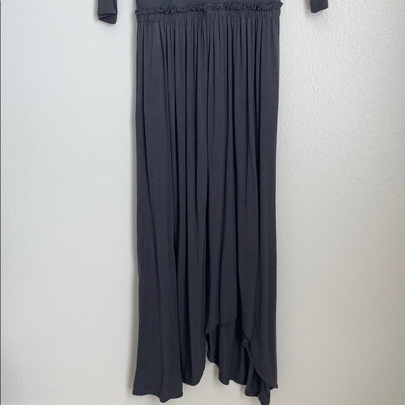Matilda Jane Charcoal Gray Maxi Dress Size Small - Picture 3 of 7